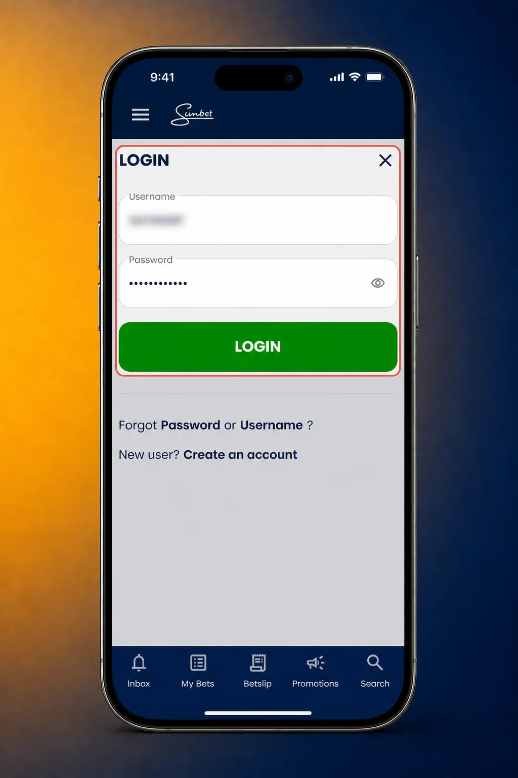 Step-by-step guide showing how to register a SunBet Botswana account on desktop or mobile devices